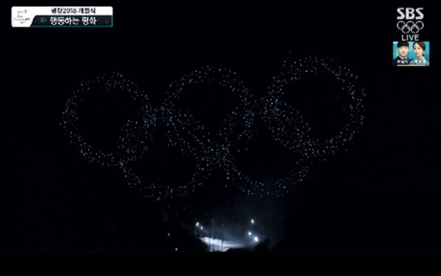 SBS 평창동계올림픽 개막식 영상 캡처