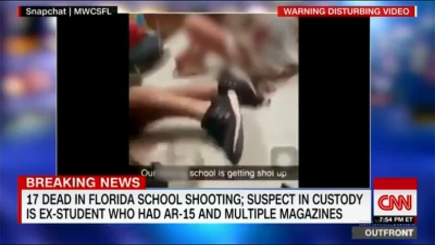 미 플로리다 고교서 총격사건 최소 17명 사망 / CNN