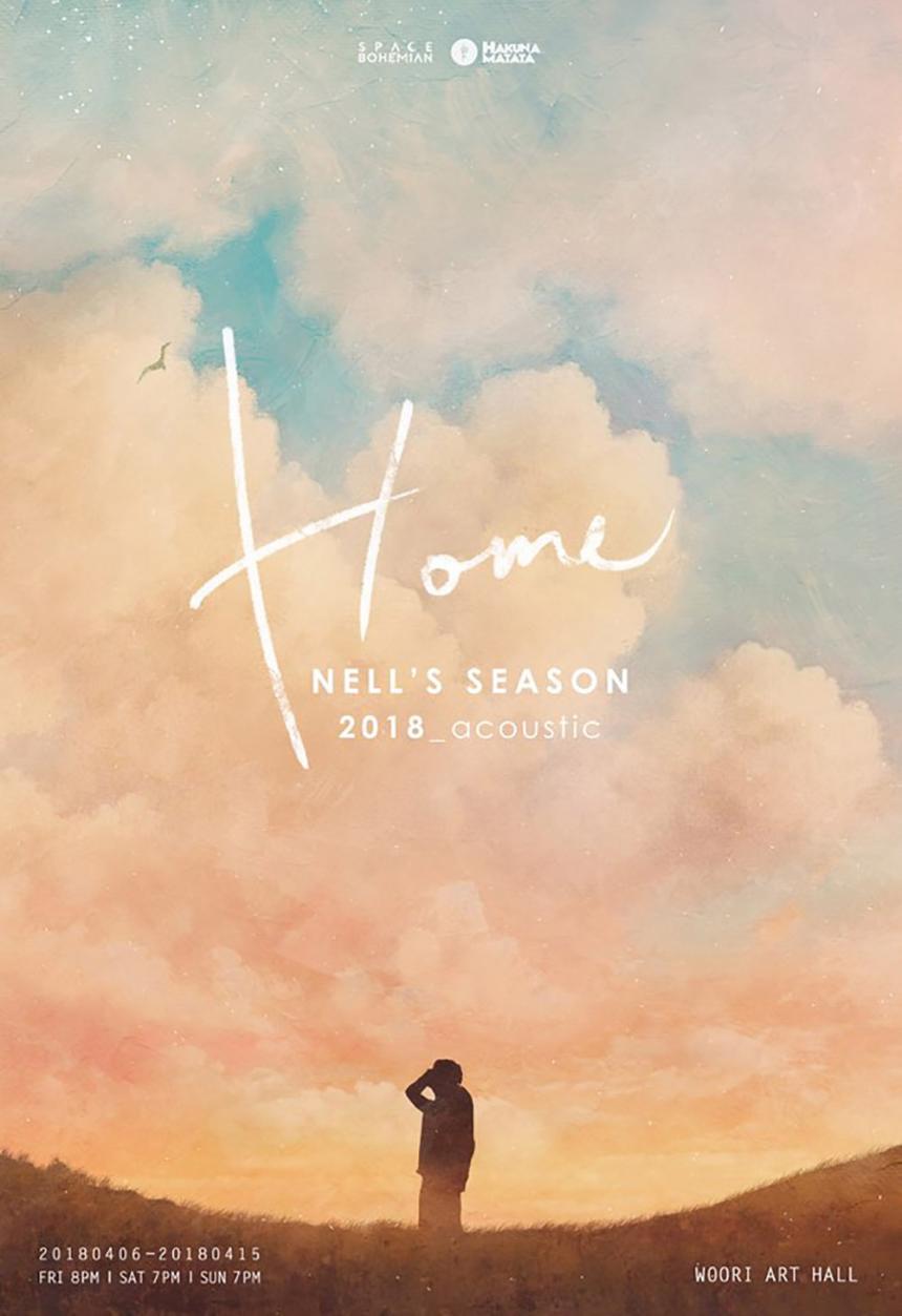 넬 콘서트 ‘HOME’ 포스터