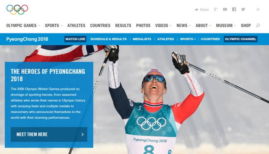 국제올림픽위원회(IOC) 홈페이지