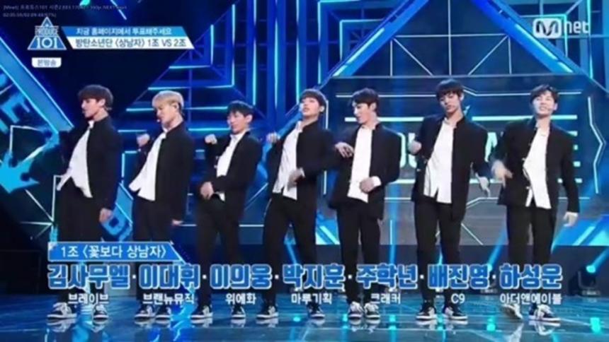 Mnet ‘프로듀스101 시즌2’ 방송 캡처