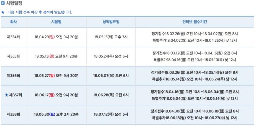 토익(TOEIC) 시험 일정 / 토익 공식 홈페이지