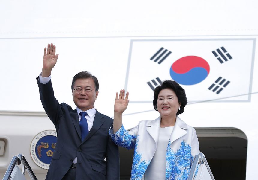 문재인 대통령, 22일 한미정상회담 위해 출국···워싱턴 향발 ‘원 포인트 회담’ / 청와대