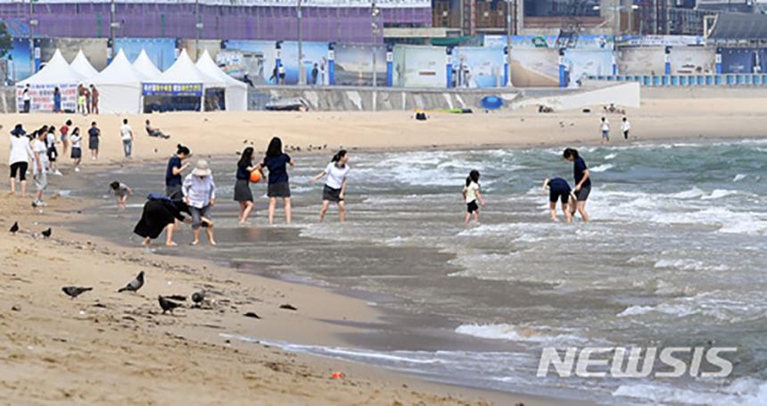 부산 해운대해수욕장 2018.05.30. / 뉴시스