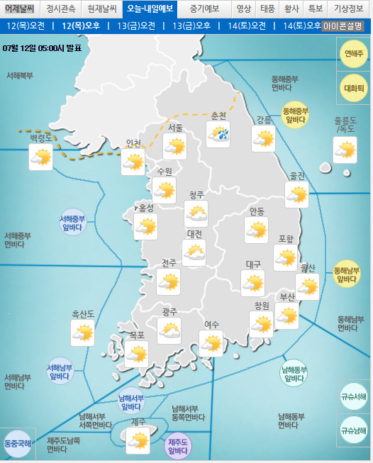 기상청 날씨누리