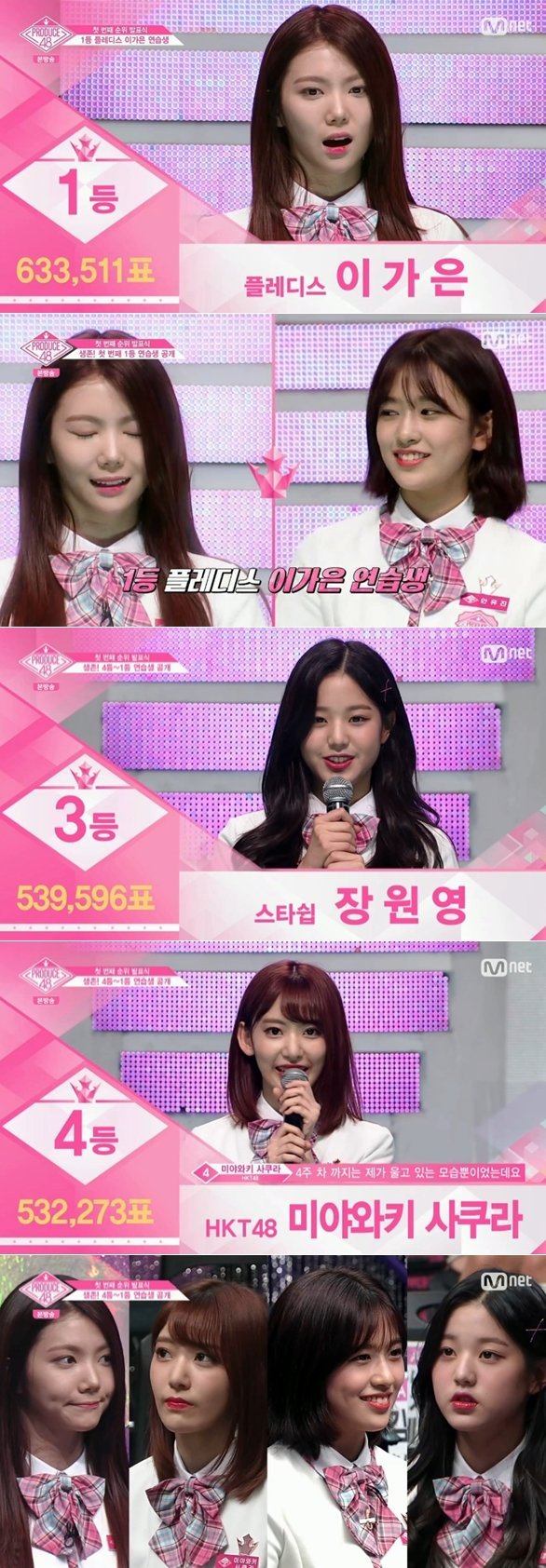 이가은 / Mnet ‘프로듀스48’ 방송캡처