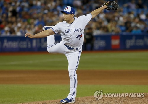 메이저리그(MLB) 토론토 블루제이스 오승환 / 로이터 USA투데이 ·연합뉴스 자료 사진