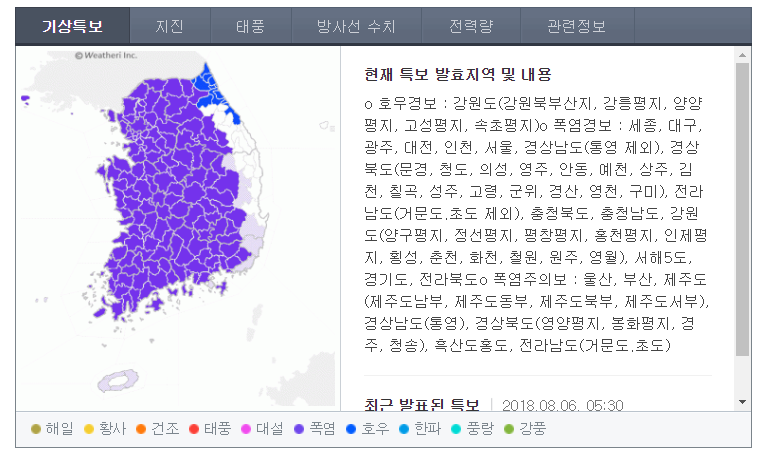 기상특보