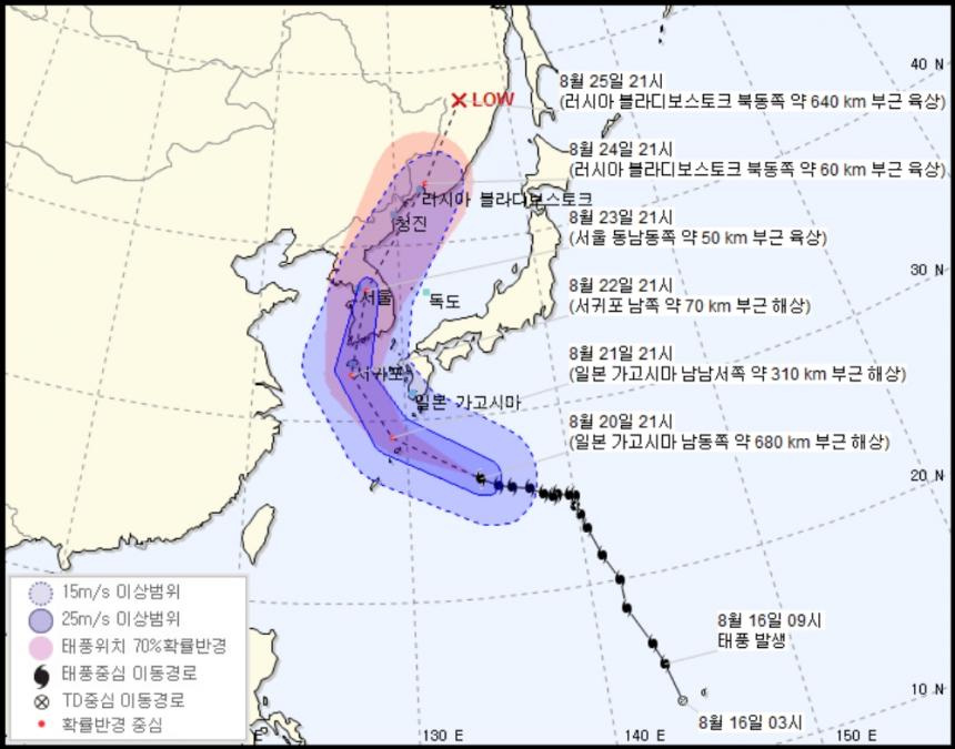 기상청 날씨누리 홈페이지