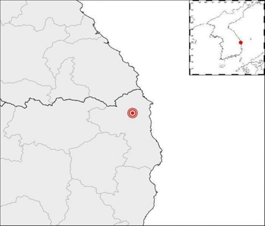 지진 발생 지점 / 기상청 제공