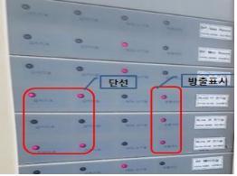 소화설비 제어반 표시등 / 김영호 의원실 제공