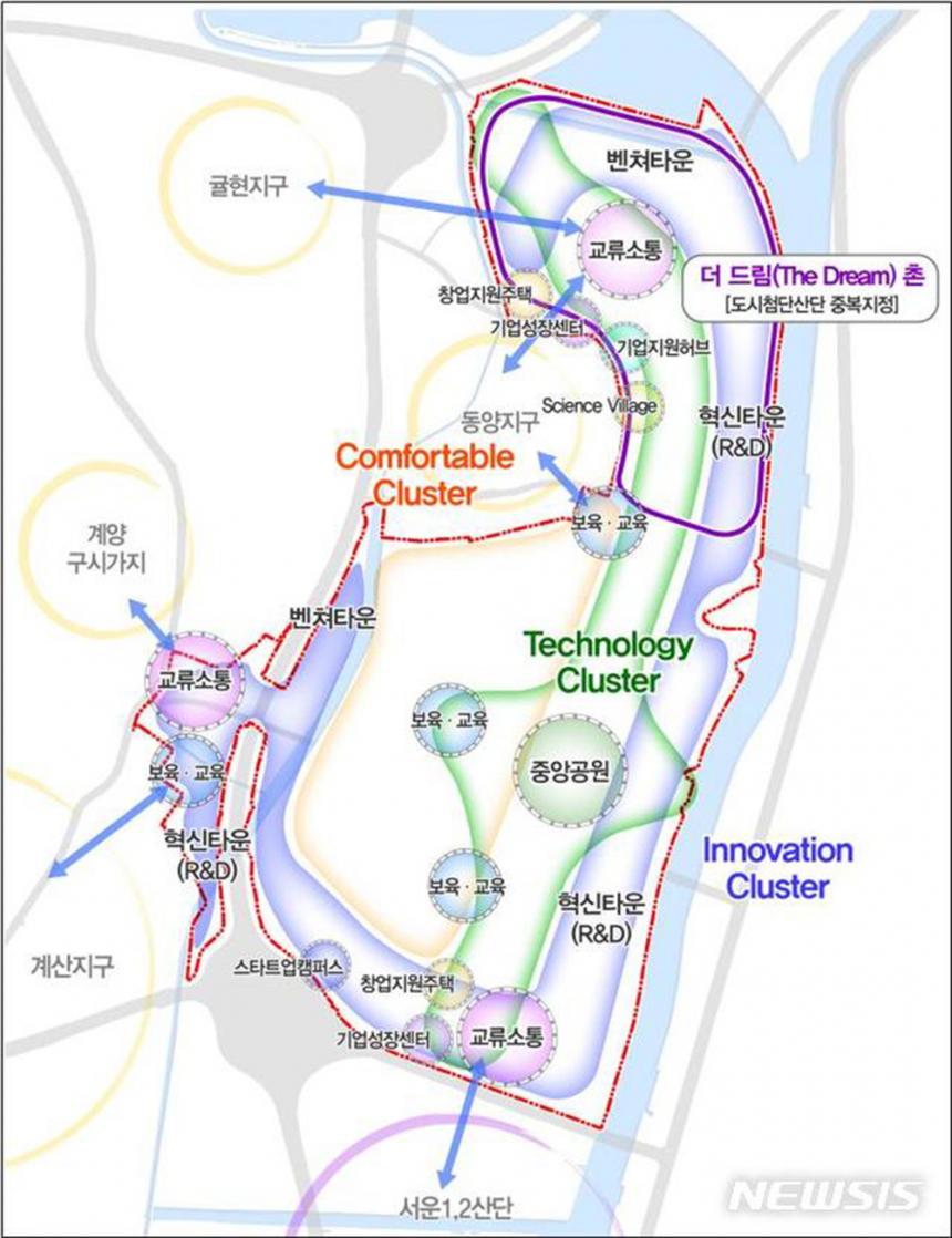 인천 계양테크노밸리 개발 밑그림 / 뉴시스