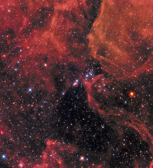 대마젤란은하 내 SN 1987A(정중앙) / [NASA/STScI 제공]