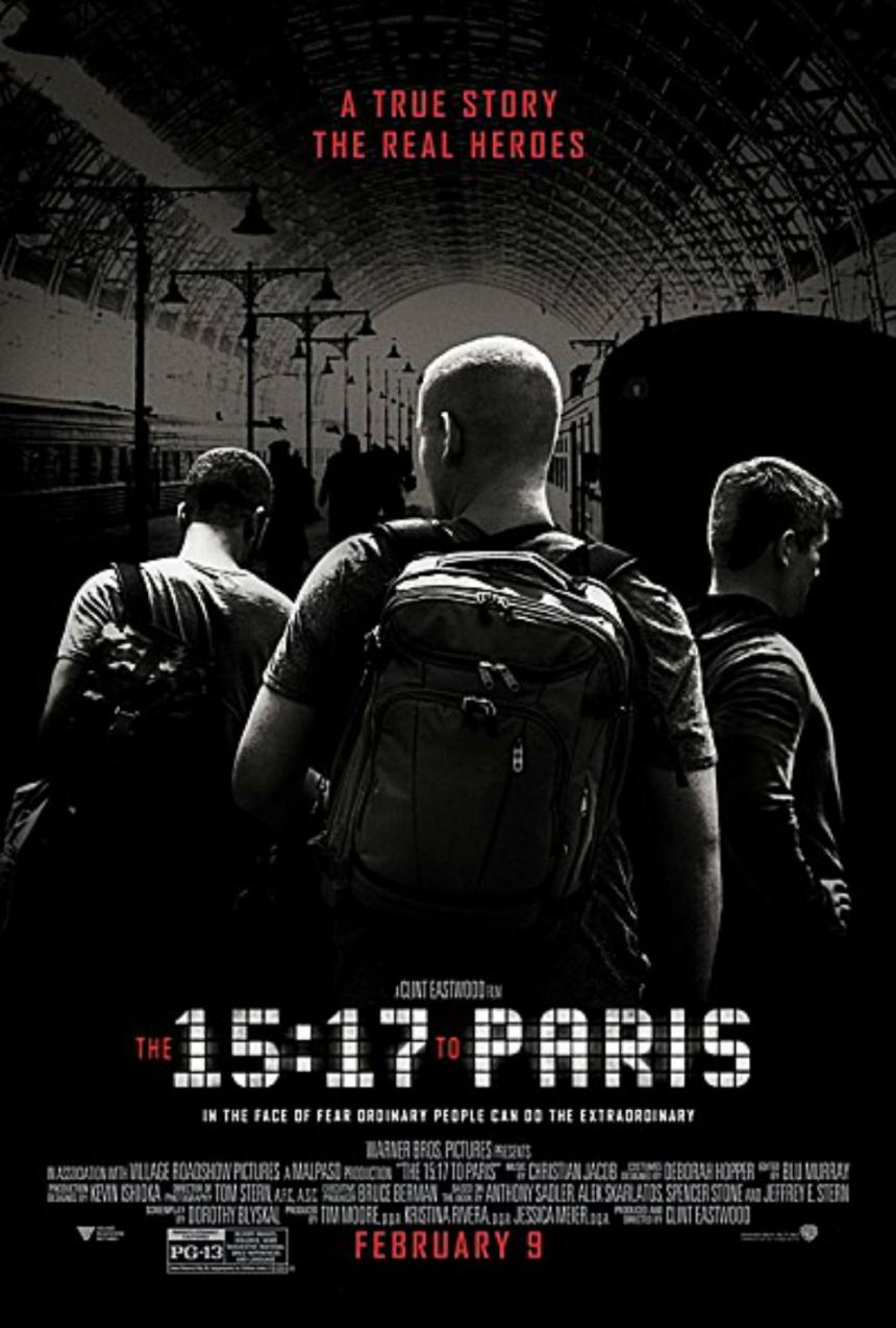 ‘15시 17분 파리행 열차’ 포스터 / 네이버영화