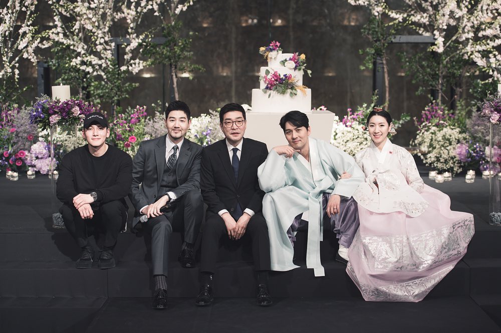 서수연♥이필모, 결혼 비하인드 사진 게재…‘손현주한상진지창욱과 함께