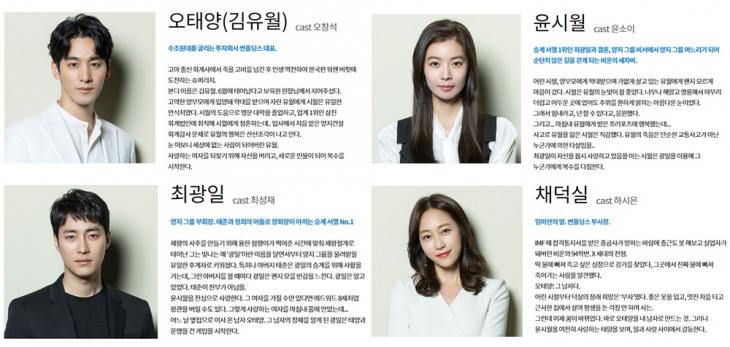 KBS2 '태양의 계절' 홈페이지