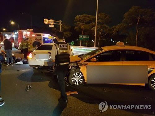 한지성 교통사고 당시 상황 / 연합뉴스