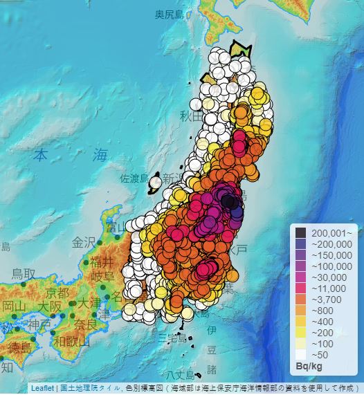 일본 토양 오염 / 모두의데이터사이트 https://minnanods.net/soil/