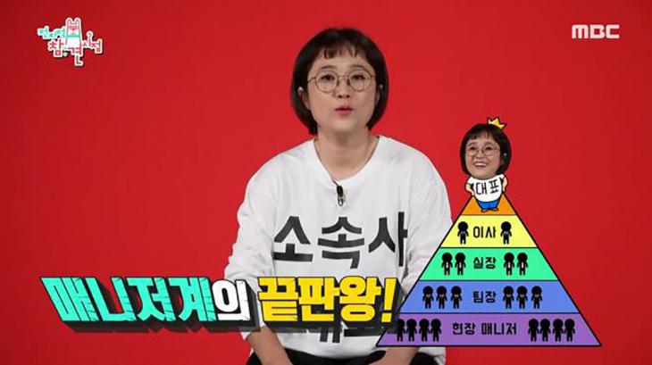 송은이 소속사 소속 연예인 신봉선 / MBC '전지적 참견 시점' 방송캡처