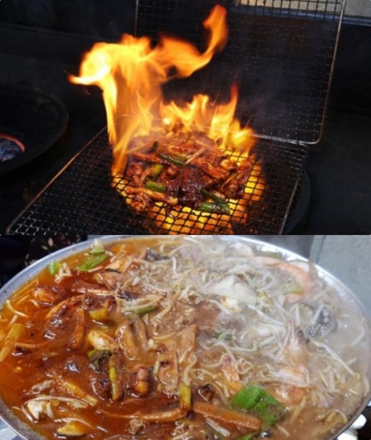 출처 :  해물소불전골·연탄오징어 맛집 네이버 플레이스