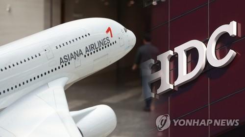 현대산업개발, 아시아나항공 인수 우선협상자로 선정 (CG) / 연합뉴스