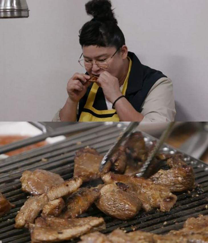 이영자 돼지갈비 먹방 / KBS2 '편스토랑' 방송캡처