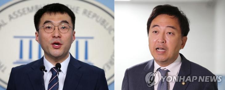 김남국 변호사(왼쪽) - 금태섭 더불어민주당 의원 [연합뉴스 자료사진]