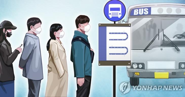 버스 탑승 마스크 착용 의무화 (PG) / 연합뉴스