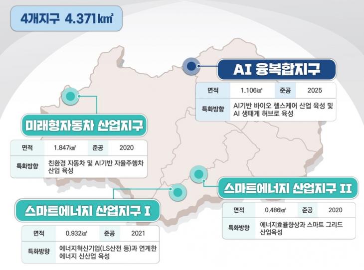 광주 경제자유구역 현황도 [광주시 제공]