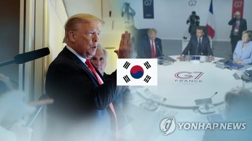 G7 확대 의사 표명한 트럼프 [연합뉴스 TV]