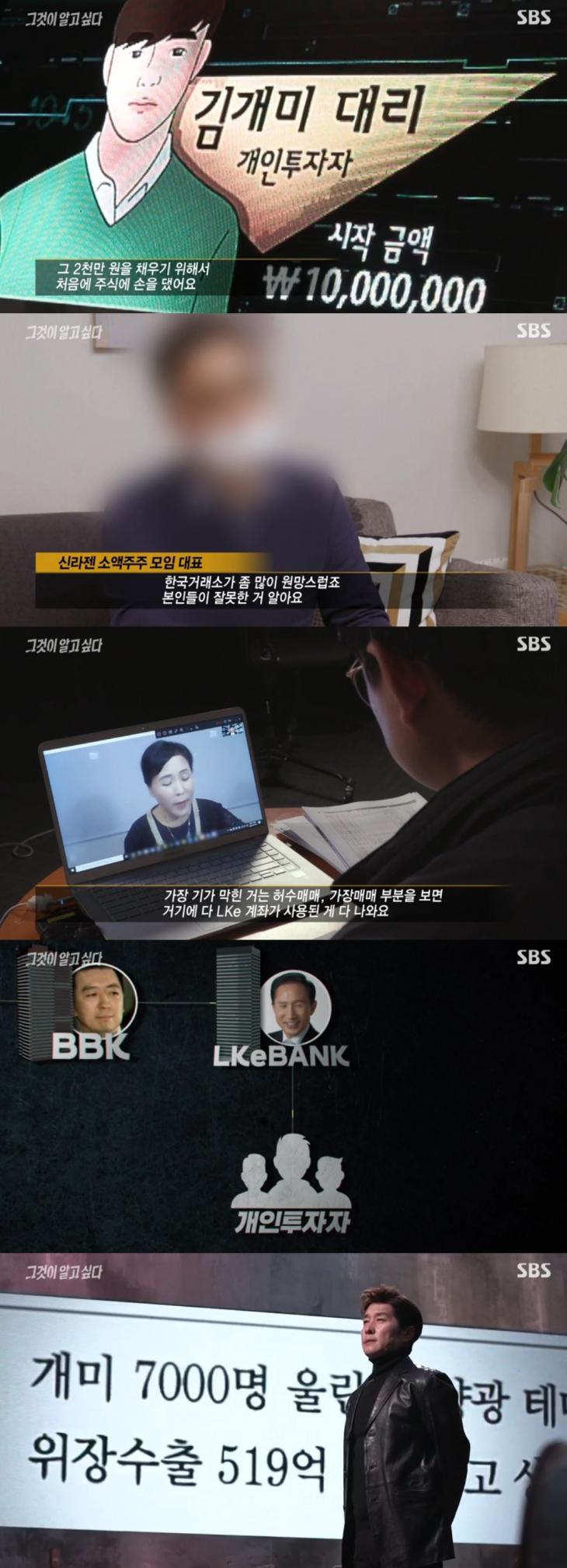 SBS 시사교양 프로그램 '그것이 알고싶다'