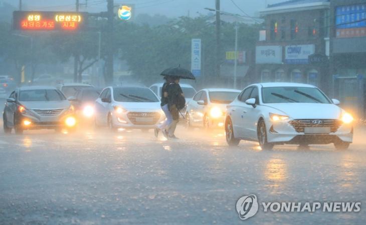 폭우가 예상되는 제주도 / 연합뉴스