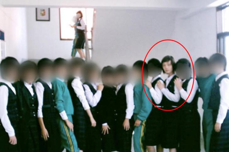 김히어라 중학교 시절 사진 / 온라인 커뮤니티