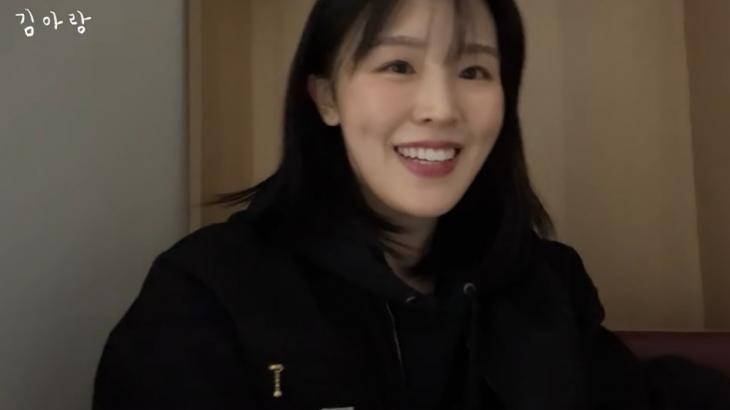 김아랑 유튜브 영상 캡처