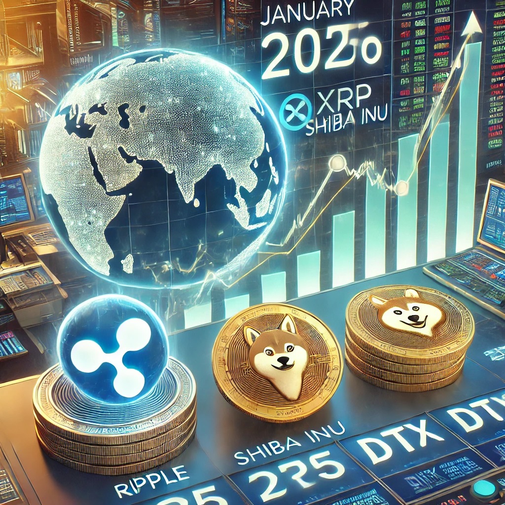 1월 주목할 알트코인: 리플, 시바이누, DTX 익스체인지의 투자 전망 - 김윤교 기자 - 톱스타뉴스 - 경제