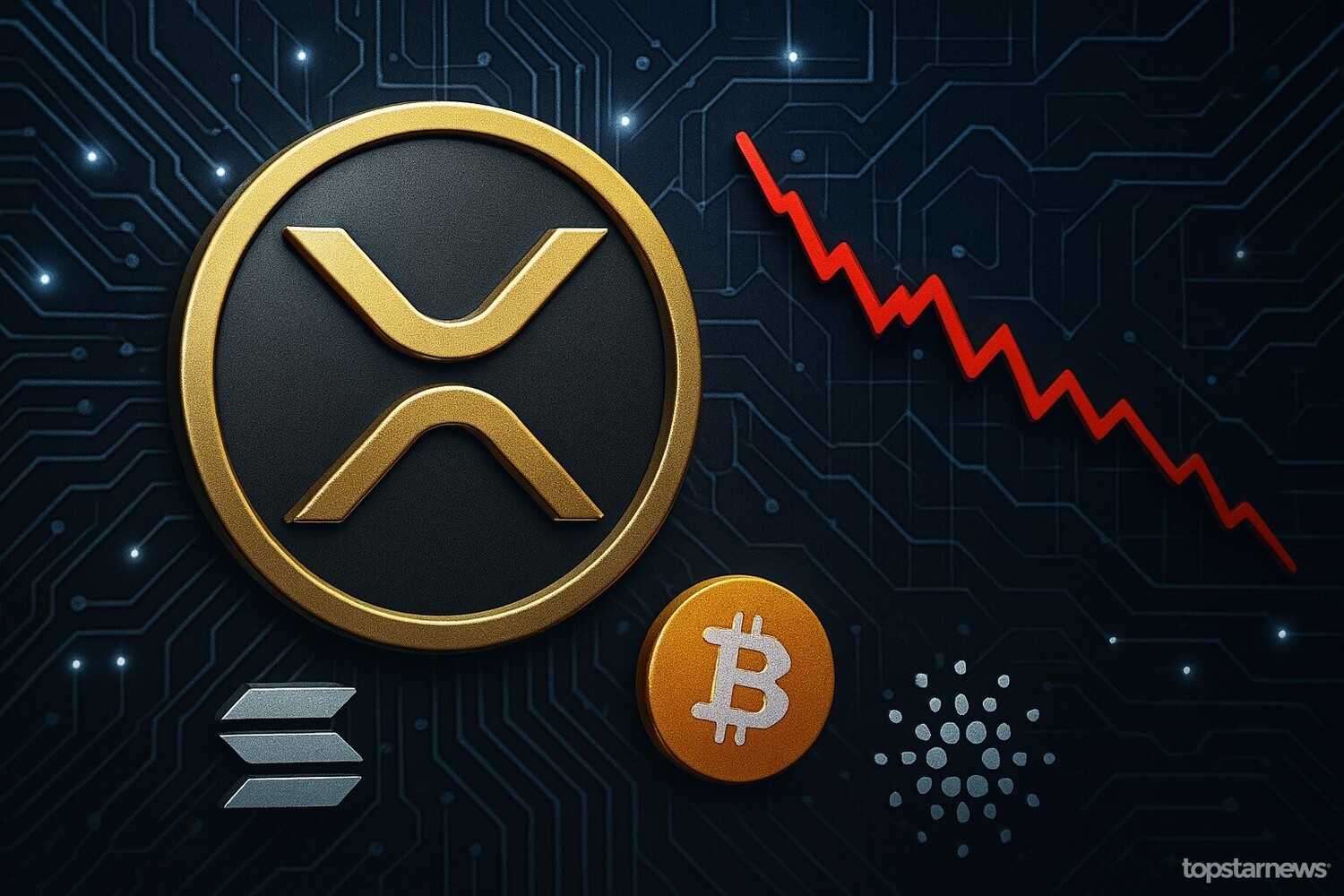 리플 XRP, 판매 압력 증가로 5% 추가 하락 가능성 제기돼 - 김명수 기자 - 톱스타뉴스 - 국제/시세