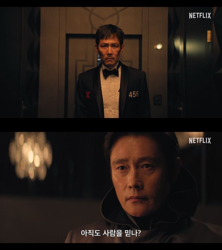 "<b>마지막 대결</b> 울린 물음"…<b>오징어게임3</b> 이정재·이병헌, 믿음 흔들린 순...