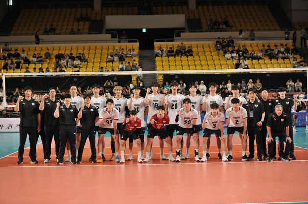 "1세트 선전 후 아쉬운 역전패"…<b>남자배구대표팀</b>, <b>네덜란드전</b>→1-3 <b>패배</b>