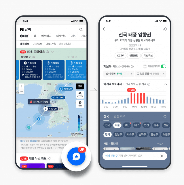네이버 날씨 대표 이미지
