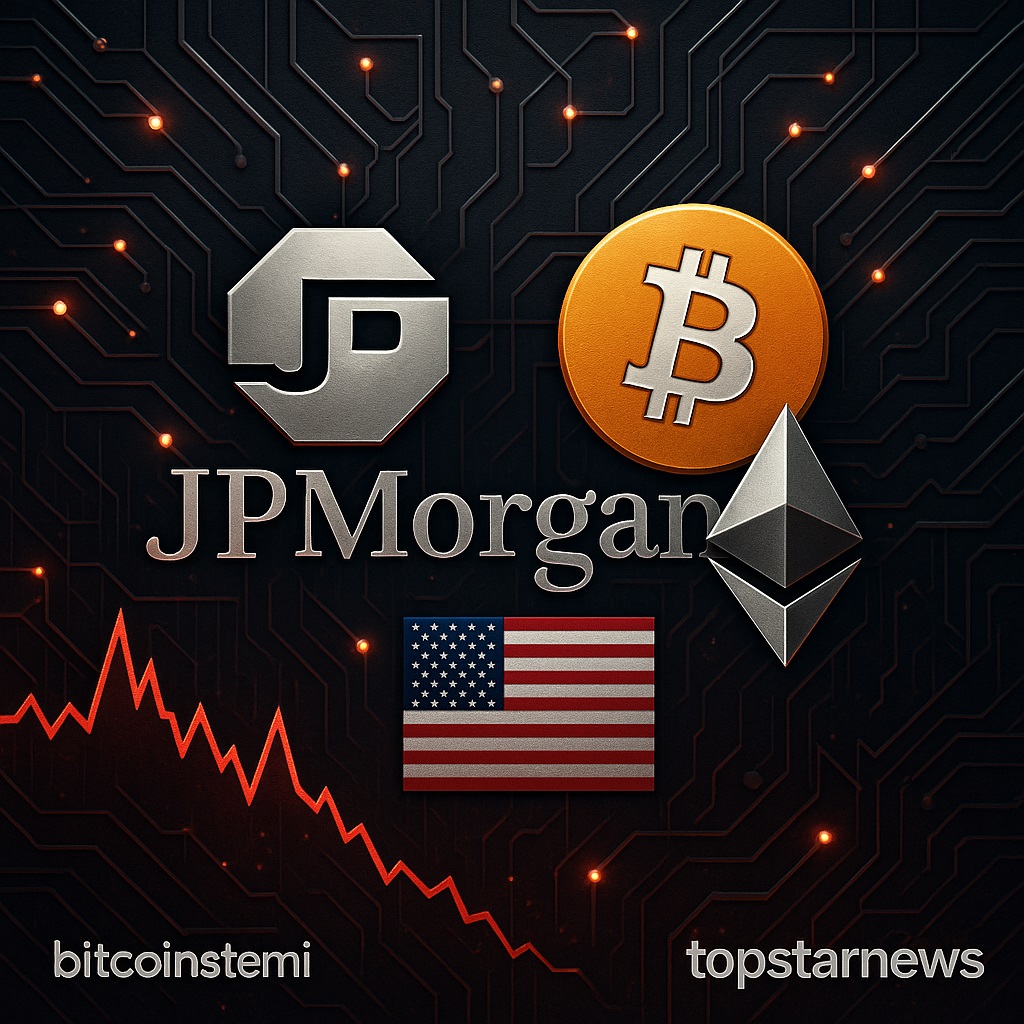 JP모건, 비트코인·이더리움 담보 대출 검토…제이미 다이먼 입장 변화 주목 - 김시현 기자 - 톱스타뉴스 - 국제/시세