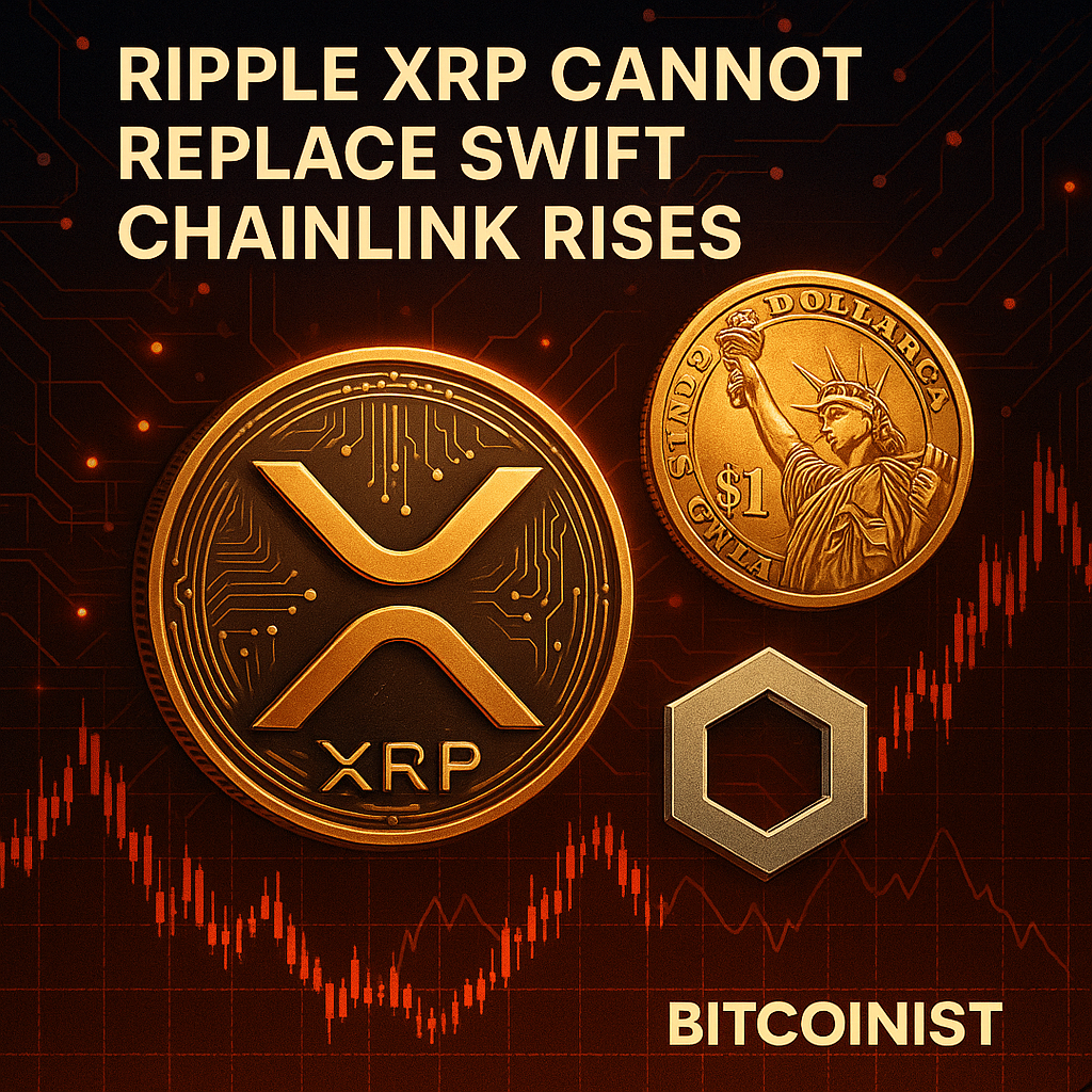 리플 XRP, SWIFT 대체론에 제동…체인링크 부상 - 김윤교 기자 - 톱스타뉴스 - 국제/시세