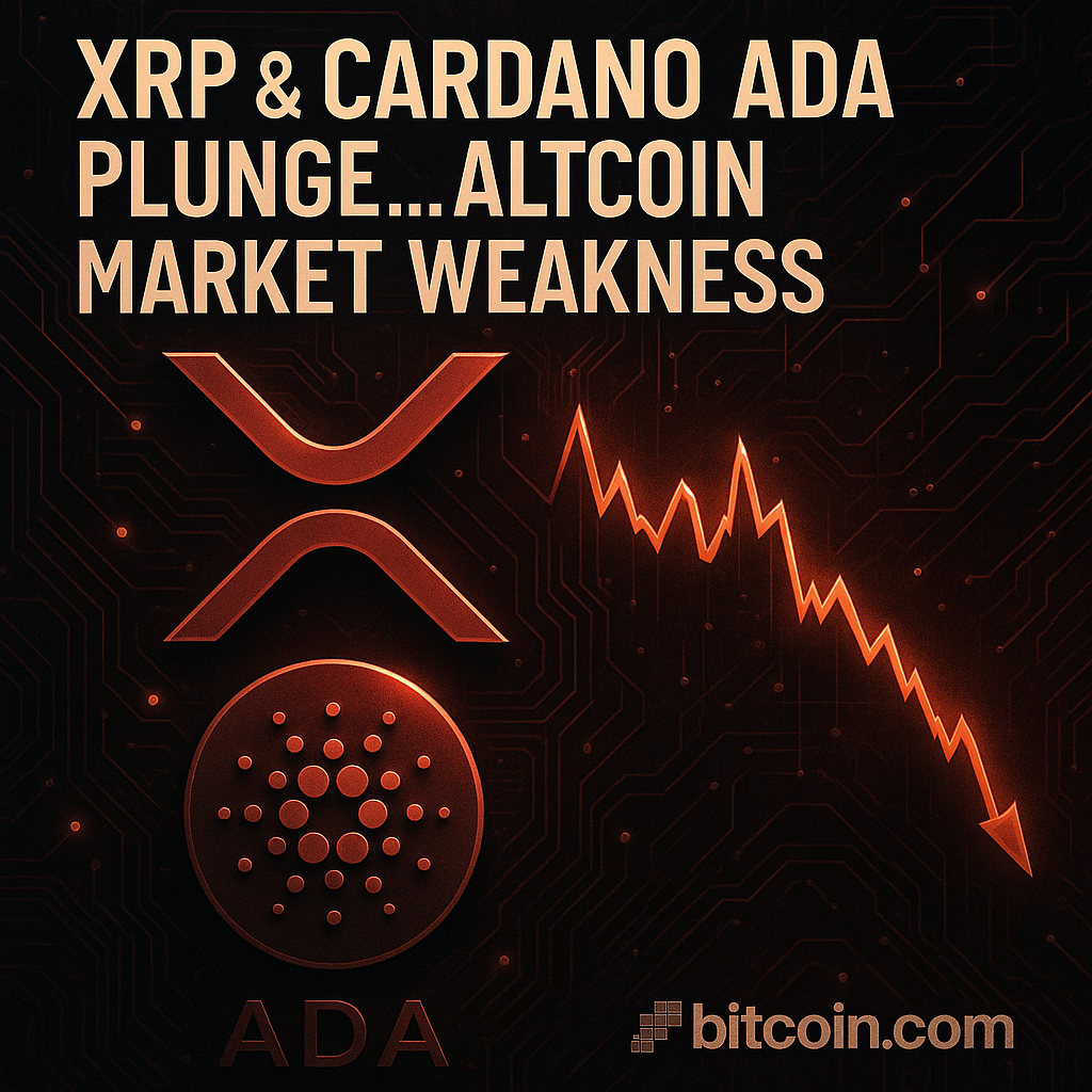 리플 XRP·카르다노 에이다 급락…알트코인 시장 전반 약세 - 김시현 기자 - 톱스타뉴스 - 국제/시세