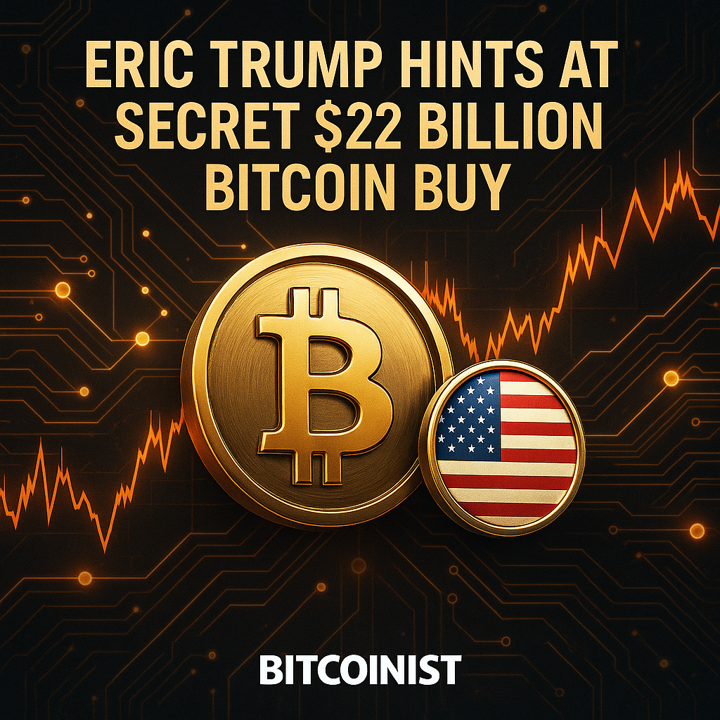 에릭 트럼프 “특정 국가 비밀리에 22조원 비트코인 매수” 발언 파문 - 김명수 기자 - 톱스타뉴스 - 국제/시세