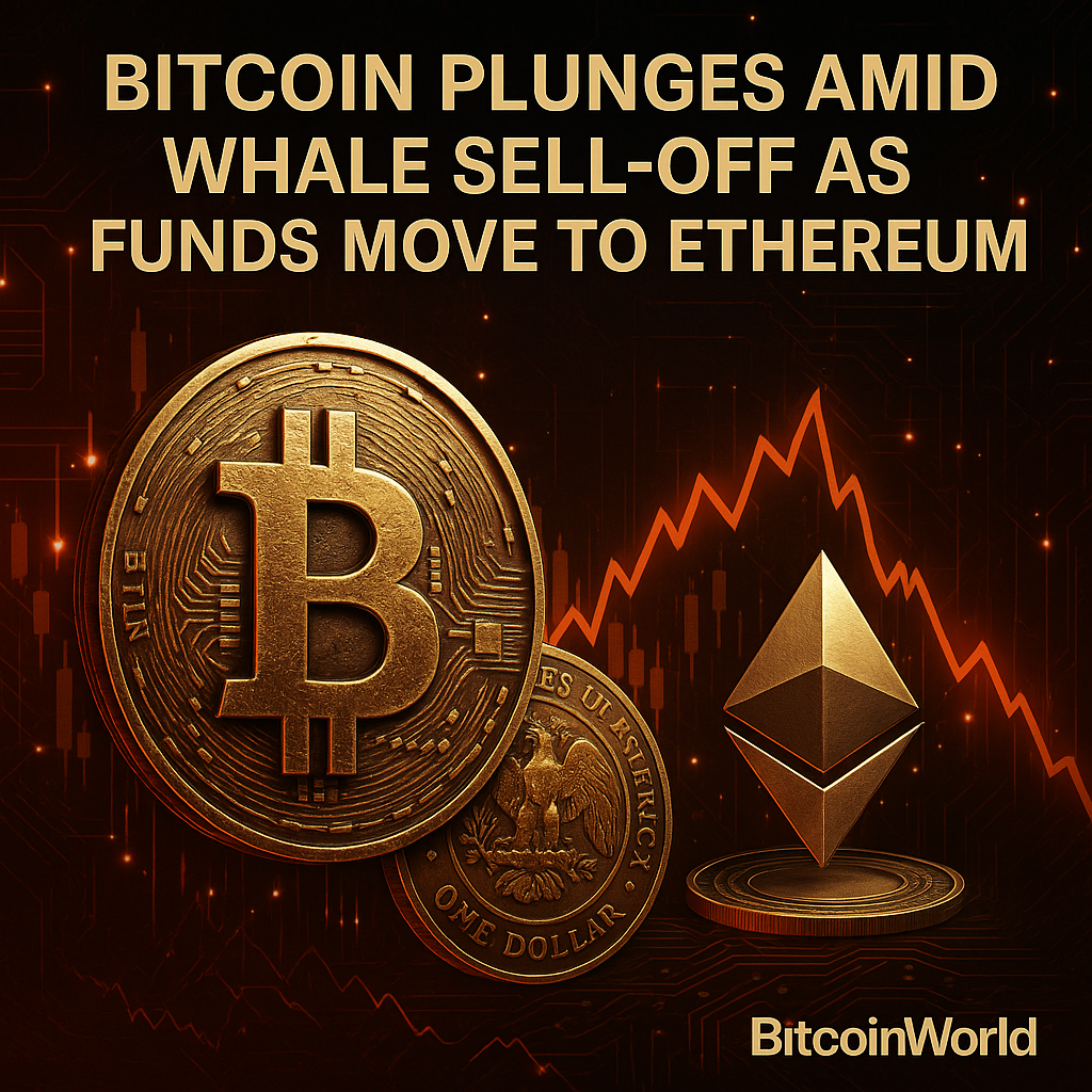 비트코인 급락, 고래 매도세에 시장 흔들…이더리움으로 자금 이동 - 김윤교 기자 - 톱스타뉴스 - 국제/시세