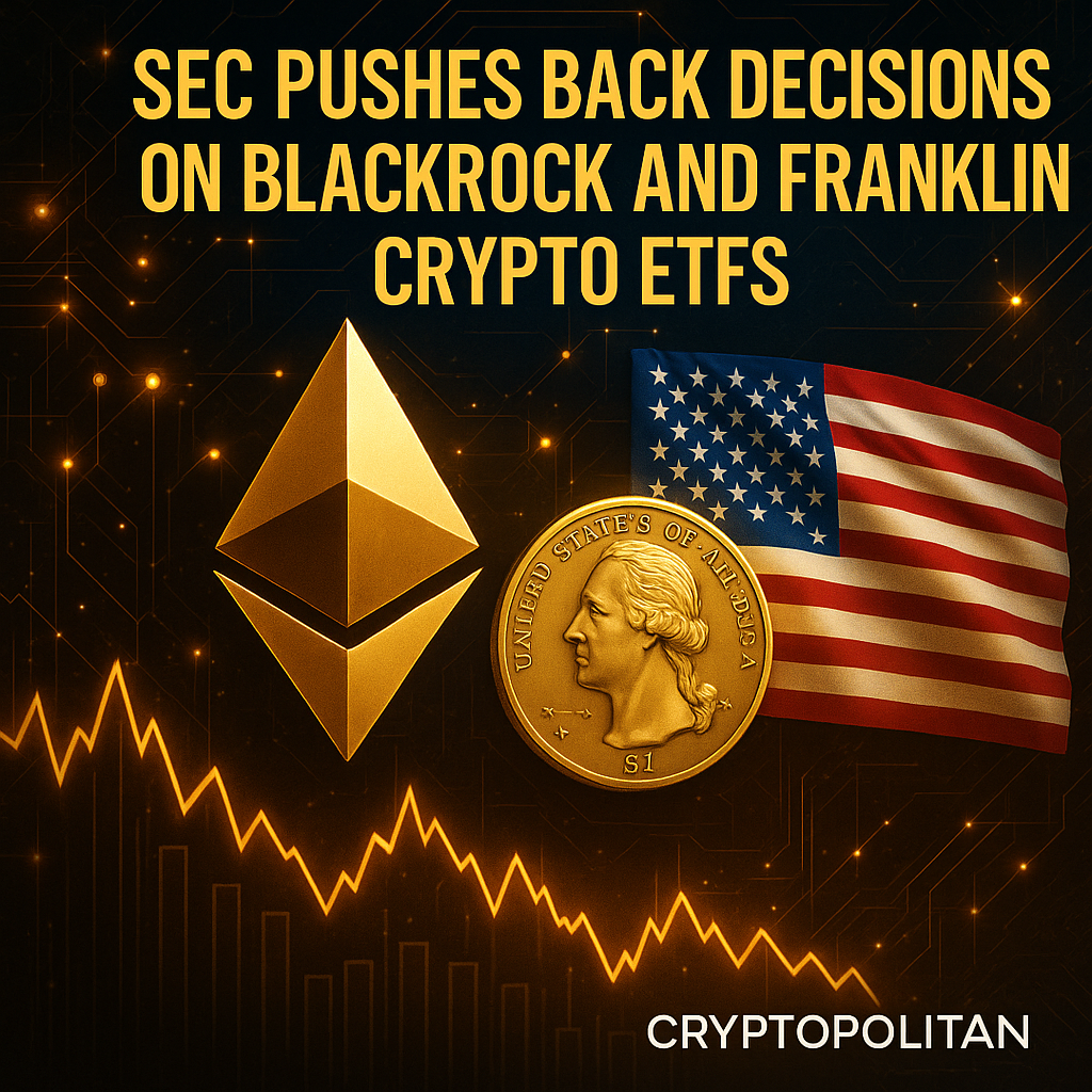 SEC, 블랙록·프랭클린 암호화폐 ETF 결정 연기 - 김윤교 기자 - 톱스타뉴스 - 국제/시세
