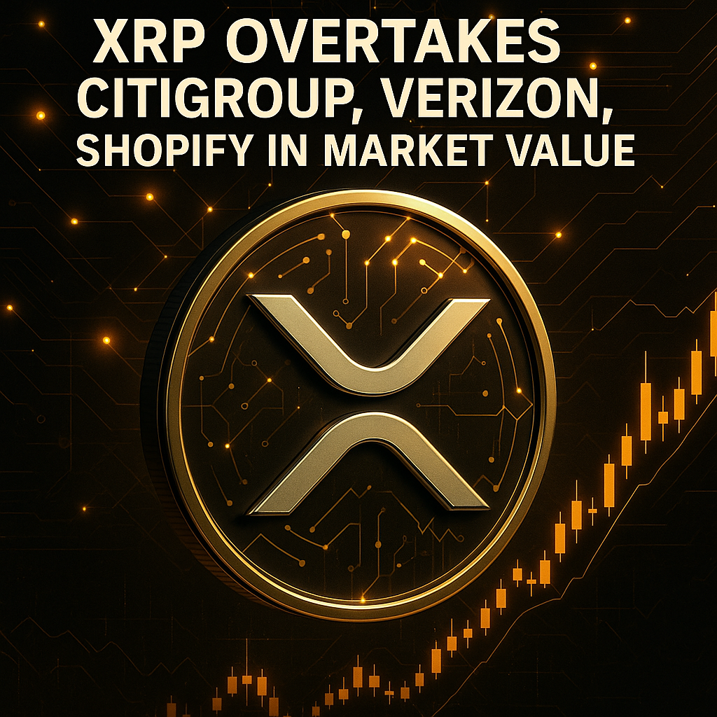 리플 XRP 시가총액 시티그룹·버라이즌·쇼피파이 제쳤다 - 김시현 기자 - 톱스타뉴스 - 국제/시세