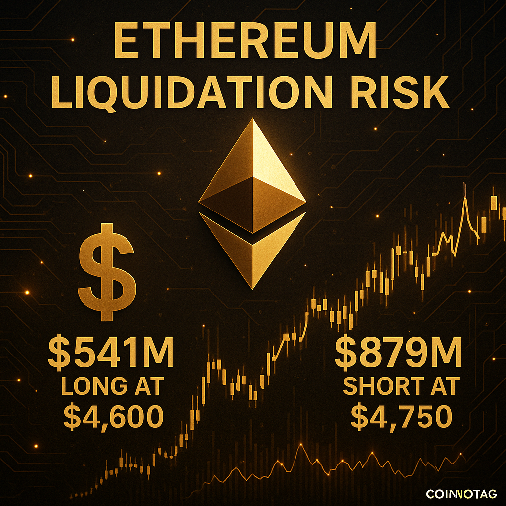 이더리움, 가격 임계선 따라 대규모 청산 위험 노출 - 김시현 기자 - 톱스타뉴스 - 국제/시세