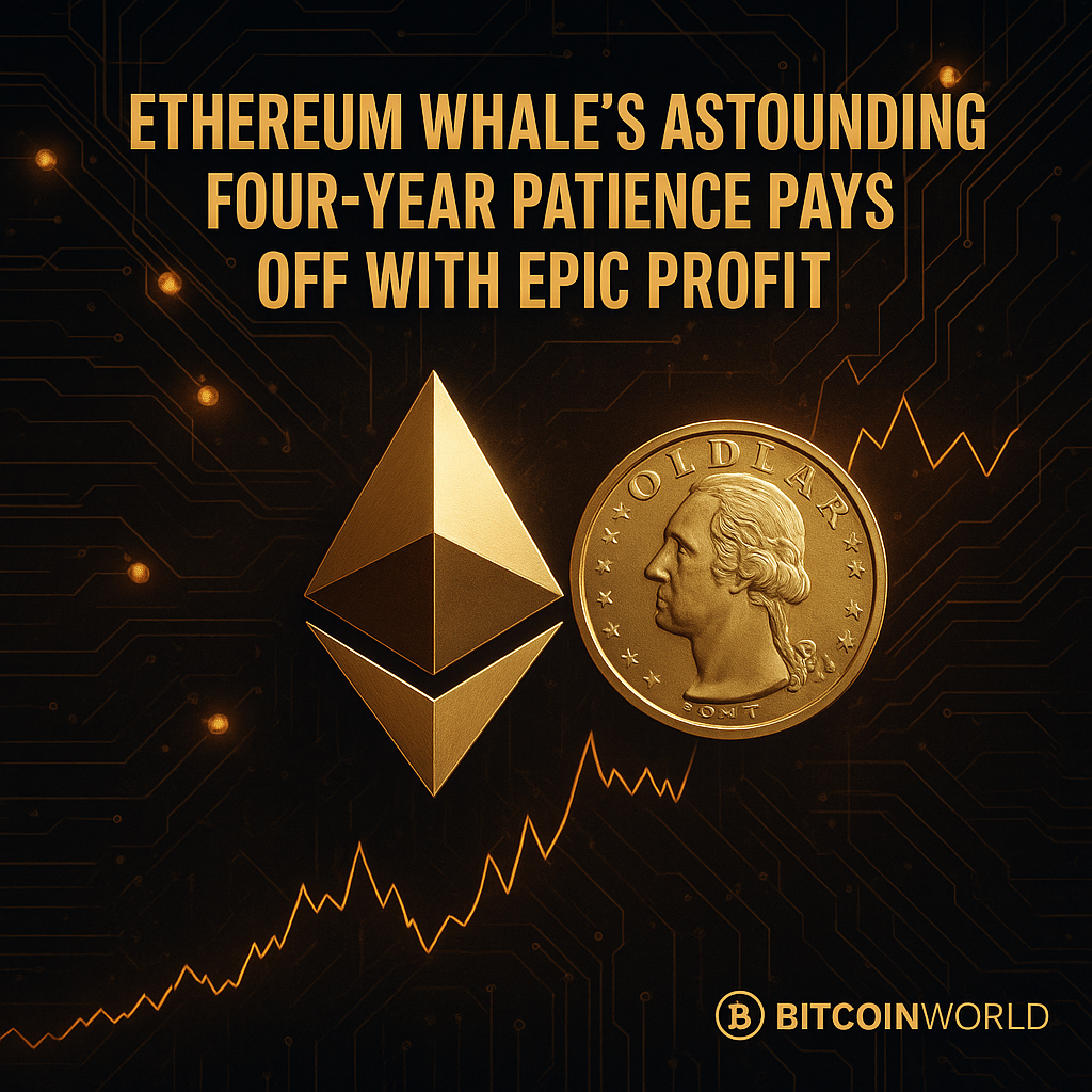 이더리움 고래, 4년 인내 끝에 50만 달러 차익 실현 - 김시현 기자 - 톱스타뉴스 - 국제/시세