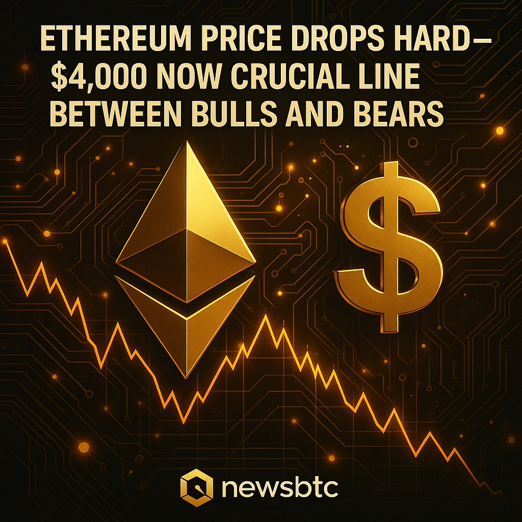 이더리움 급락, 4천 달러 지지선 시험대 - 김윤교 기자 - 톱스타뉴스 - 국제/시세