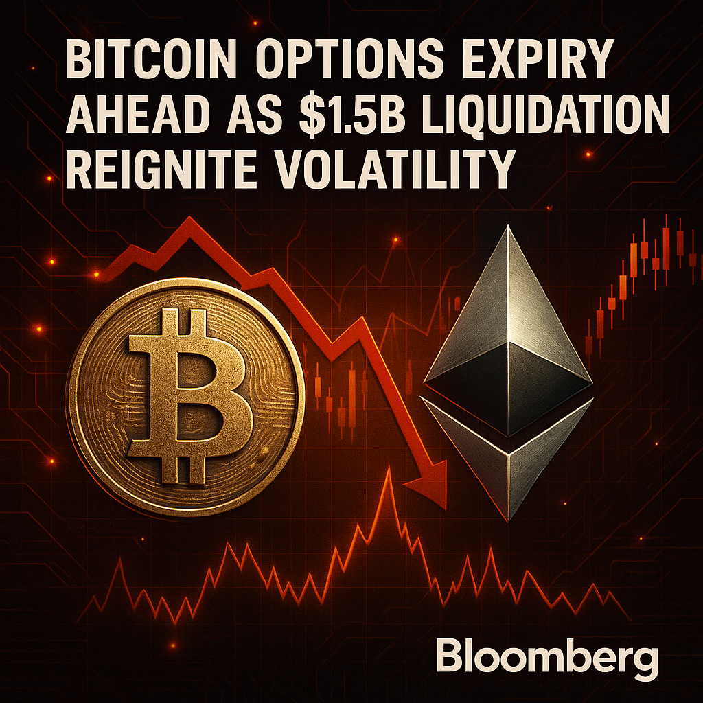 비트코인 옵션 만기 앞두고 15억 달러 청산…변동성 재점화 우려 - 김윤교 기자 - 톱스타뉴스 - 국제/시세